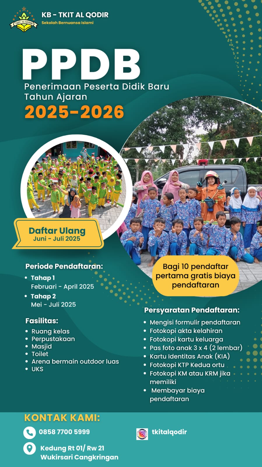 Poster PPDB TK AL QODIR